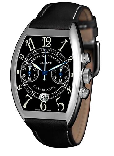FRANCK MULLER 8885 C CC DT ST Casablanca Steel Chronograph Replica Watch